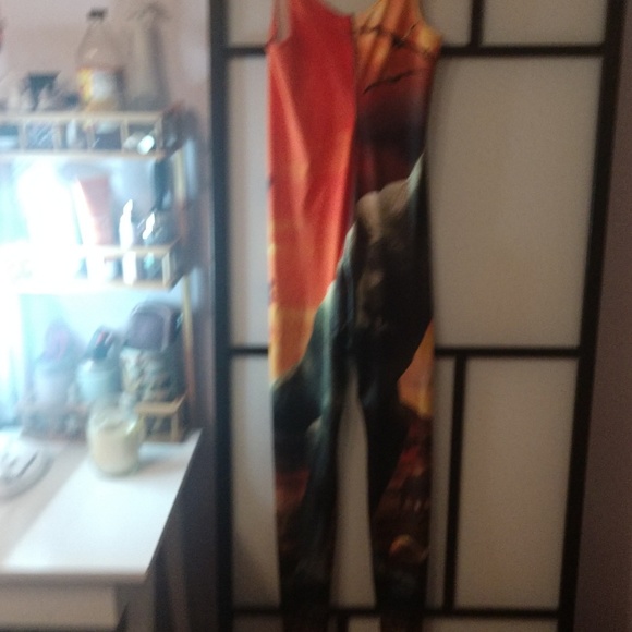 Trex dinosaur jumpsuit - Picture 3 of 4